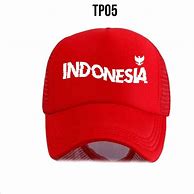 Topi Jaring Merah Putih